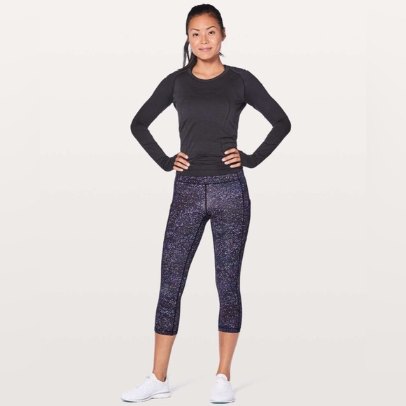 lululemon athletica Pants - Lululemon Speed Up Crop 21” in Crystalline Multi - Luxtreme